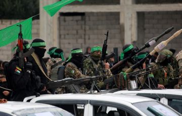 Palestinian Hamas fighters