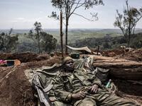 For the last three weeks the FARDC have been fighting in an offensive operation against a militia in the Wago Forest in the Djugu district of Ituria Province. Attacks by this militia and inter-communal fighting between the Lendu and Hema communities have displaced over 300,000 people so far. John WESSELS / AFP 