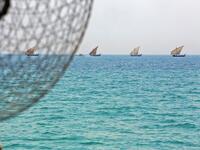 Pearl-diving trips are held annually under the patronage of the Kuwaiti emir in order to keep alive traditions that accompanied the once important national trade of pearl diving, prior to the discovery of oil. Yasser Al-Zayyat / AFP