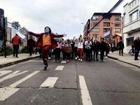 Joker influence has slipped into pro-democracy protests in Chile, Lebanon and Hong Kong (Twitter)