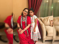 Nawal Alkuwaitya and daughter Haneen