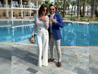 Lebanese actress Roula Chamieh & Roudi Asmar