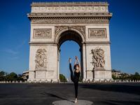 Hasbani, her mother and two siblings came to France three years ago after they were granted refugee visas in Europe. First arrived in Rochefort, a scenic port town in the southwest of France, she moved to Paris in 2016. Sameer Al-DOUMY / AFP