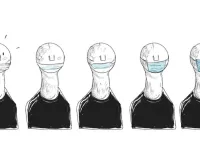 Cartoonists protest the arrest of Emad Hajjaj. (Rafat Alkhateeb/ Twitter)