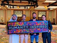 It is the size of two football pitches and is worth £25m, Brit Sacha Jafri is set to make history creating the world’s biggest painting.  (Instagram)