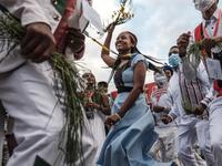 Members of Ethiopia's largest ethnic group gathered under heavy security in Addis Ababa for a scaled-back version of their annual thanksgiving festival against a backdrop of unrest and political division. EDUARDO SOTERAS / AFP