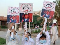 Several Middle Eastern countries slammed comments by President Emmanuel Macron defending cartoons of the Prophet Mohammed, with some instituting boycotts of French goods. AFP