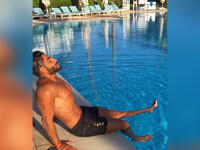 Kuwaiti model Ahmed Al-Salem