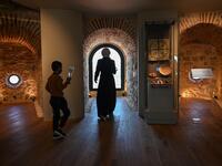 The demolition of one of its walls with a jackhammer as part of a restoration work was narrowly avoided last August after a video leaked on social media, which sparked strong criticism from the largest city's residents. Ozan KOSE / AFP