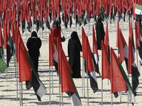 Emiratis attend celebrations of UAE's national day on December 2, 2020. Karim SAHIB / AFP
