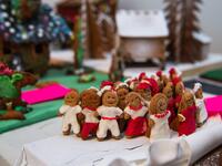 A usually busy annual Christmas competition to build elaborate gingerbread houses held by Stockholm's national centre of architecture and design -- ArkDes -- is taking place virtually this year due to the Covid-19 pandemic. Jonathan NACKSTRAND / AFP