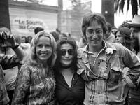 John Lennon and wife Yoko Ono at the Cannes Film Festival in 1971 / © AFP/File