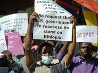Ethiopians Protests US Restrictions on Economic and Security Assistance