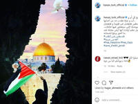 Former Egyptian actress Hanan Turk