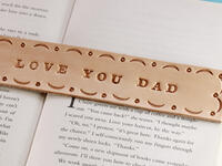 8. Handmade leather bookmark