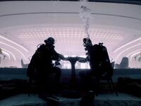 Divers play mock chess while experiencing Deep Dive Dubai, the deepest swimming pool in the world reaching 60m, in the United Arab Emirates, on July 10, 2021. The city of superlatives, with the world's tallest tower among its many records, Dubai now has the deepest swimming pool on the planet complete with a "sunken city" for divers to explore. GIUSEPPE CACACE / AFP