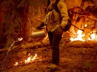 Wildfires erupts in Northern California Forests