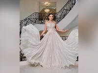 Tunisian actress Dorra Zarrouk - Dress by RAMI KADI