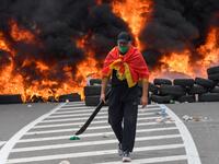The new head of the Serbian Orthodox Church in Montenegro was inaugurated, arriving by helicopter under the protection of police who dispersed protesters with tear gas. The decision to anoint Bishop Joanikije as the new Metropolitan of Montenegro at the historic monastery of Cetinje has aggravated ethnic tension in the tiny Balkan state.