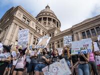 Pro-choice and Anti-abortion Activists Protest in the US