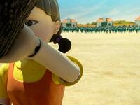 كان المسلسل يحمل اسم "الجولة السادسة – Round Six" وقد جرى تغيير اسمه لـ"لعبة الحبار -Squid-Game".