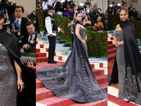 Alicia Keys in Ralph Lauren and Tiffany & Co.
