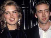 Brooke Shields and Nicholas Cage