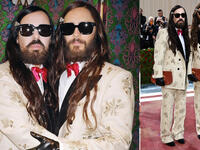 Jared Leto and Alessandro Michele