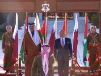 أمير قطر الشيخ حمد بن تميم في زيارة للأردن