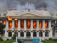 Nepalese Parliament torched and PM resigns 