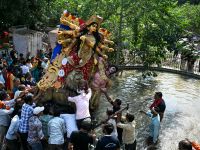 10 children among 13 killed in Durga idol immersion tragedies in India’s Madhya Pradesh