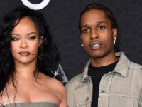 Rihanna and A$AP Rocky (Photo by VALERIE MACON / AFP) Rihanna and A$AP Rocky