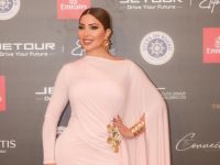 نسرين طافش بإطلالة ساحرة بالوردي في ستارز اون بورد