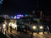 three crude bomb blasts struck passenger buses in Bangladesh