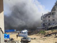 استهداف مقر شرطة في غزة