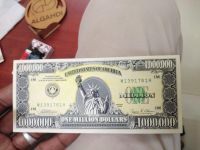 million dollar banknote