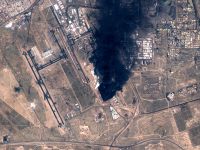 Huge explosion reported after Iranian strike on Gulf targets