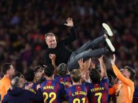 برشلونة يحسم اتفاقه مع هانز فليك لتجديد العقد حتى 2028