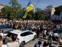 Protests in Kyiv over Defense Minister dismissal