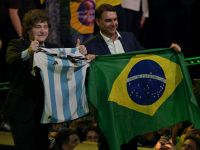 Argentinian President with former Brazilian President Bolsonaro