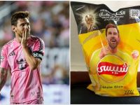 Messi on Shipsi potato chip packets