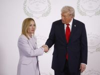 جورجا ميلوني ودونالد ترامب وسط تجدد الجدل السياسي قبيل قمة حلف الناتو.