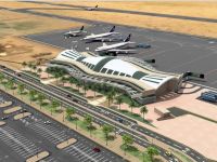 استهداف مطار نجران جنوب السعودية 