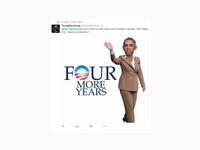 Comic image of Obama