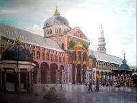 Umayyad-mosque-painting-UNESCO-world-heritage-site-Aleppo-Old-City-zaatari-camp-art-palmyra-2015