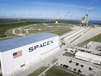 Launch Complex 39A at NASA's Kennedy Space Center has undergone modifications by SpaceX to adapt to the needs of the company's Falcon 9 and Falcon Heavy rockets. A horizontal integration facility has been constructed for processing rockets prior to rolling out for liftoff. 
(NASA)