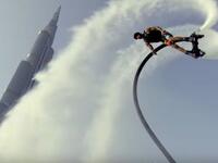 Flyboard/ hydro flying
Hydra flying is particularly famous in Dubai because it is only one of the few places where you can find yourself a flyboard and the right kind of trainers to train you to do it (Twitter)