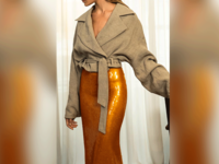 Born out of Moscow in 2009 by designer Julia Kalmanovich, KALMANOVICH is fundamentally driven by what is seen on the street.  The collections are a celebration of street style movements, pairing high and low with old and new to create seamlessly elegant and functional paradoxes.