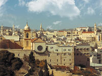 Although Jesus’s crucifixion (and subsequent resurrection) occurred in Jerusalem, which is currently under Israeli control, legend has it that he was born in Bethlehem, a historically Palestinian city that’s still fully Palestinian.