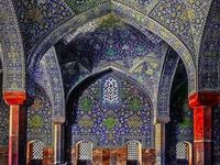 An interior of the Shah Mosque in Isfahan, Iran (Twitter)